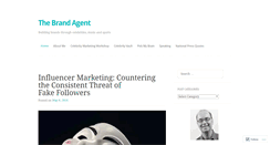 Desktop Screenshot of celeb-brand-agent.com